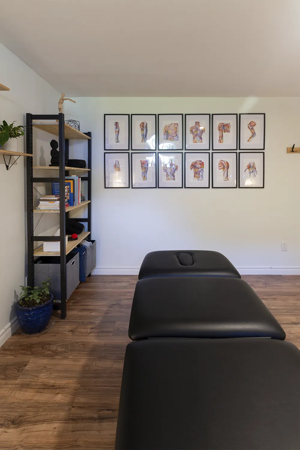 Salle de traitement en ostéopathie chez Mouvement Essere à Blainville